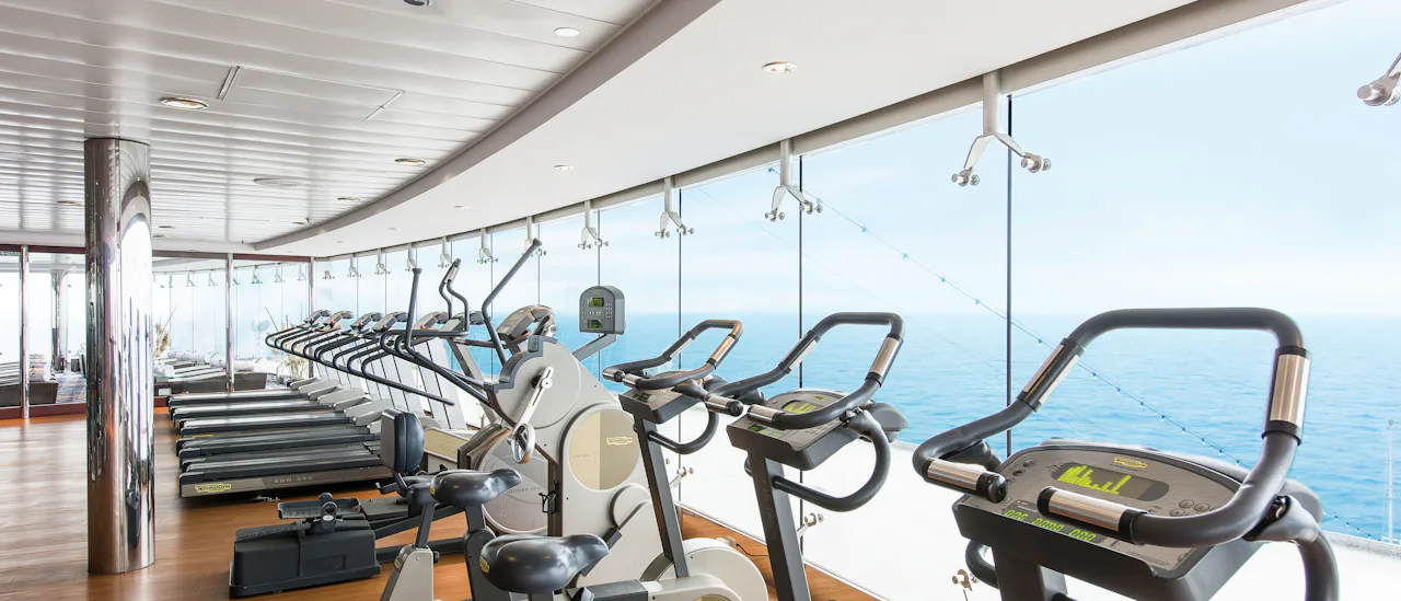 Ejercicio con vista al mar