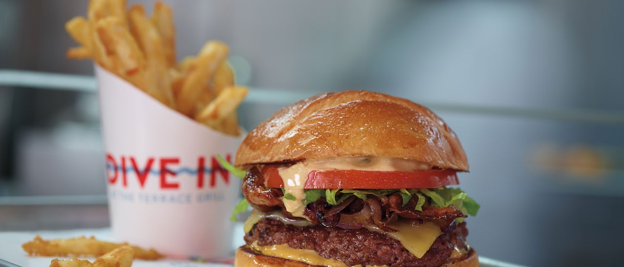 Hamburguesas en el Dive In
