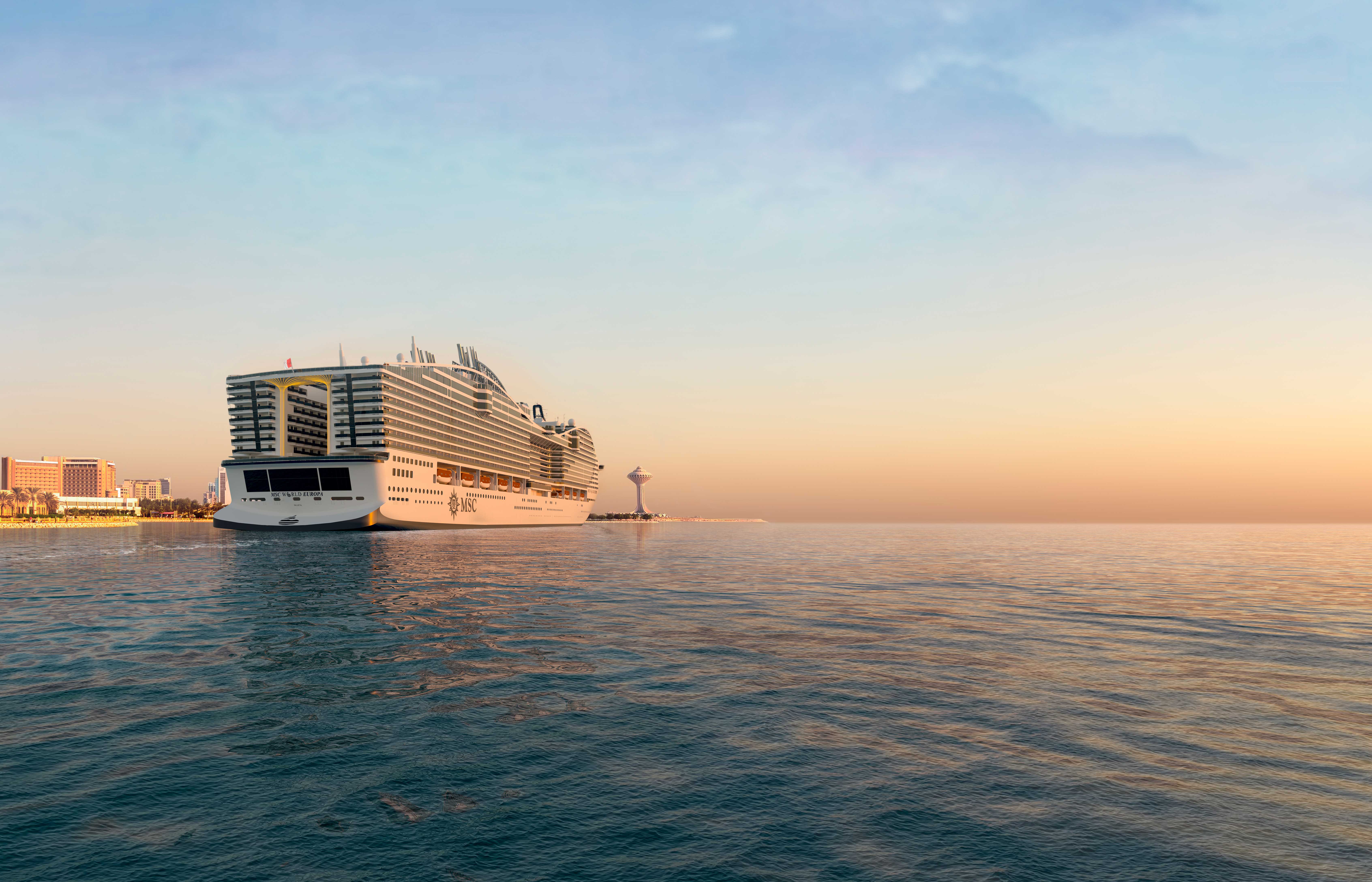 MSC World Europa, Mediterráneo