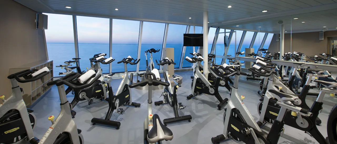 Ejercicio con vista al mar