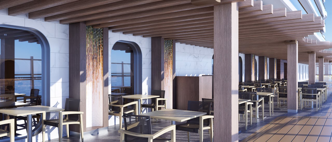 Pase tiempo en uno de los bares y restaurantes al aire libre de Ocean Boulevard