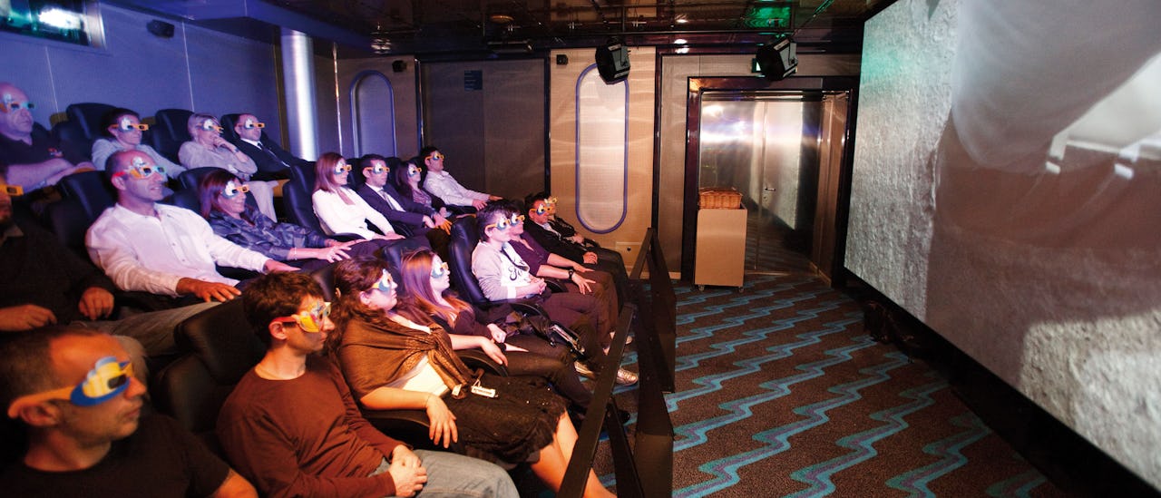 Watch a movie at the cinema