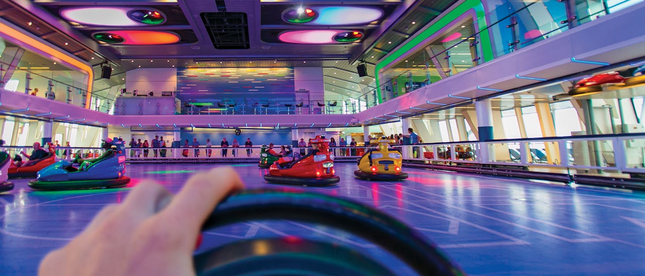 Autos chocadores en Seaplex
