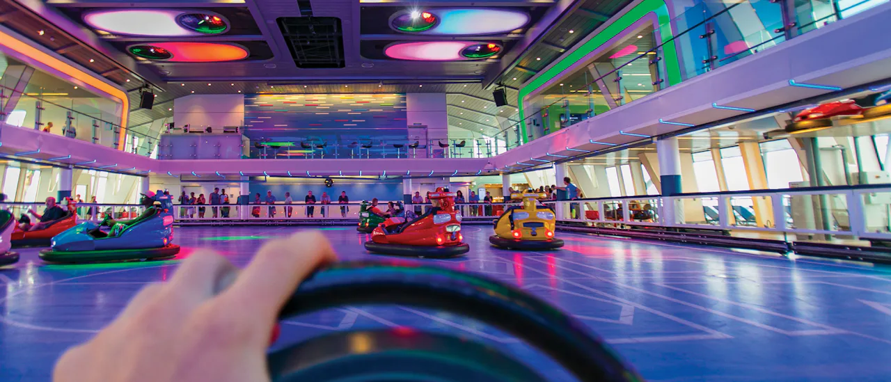 Autos chocadores en Seaplex