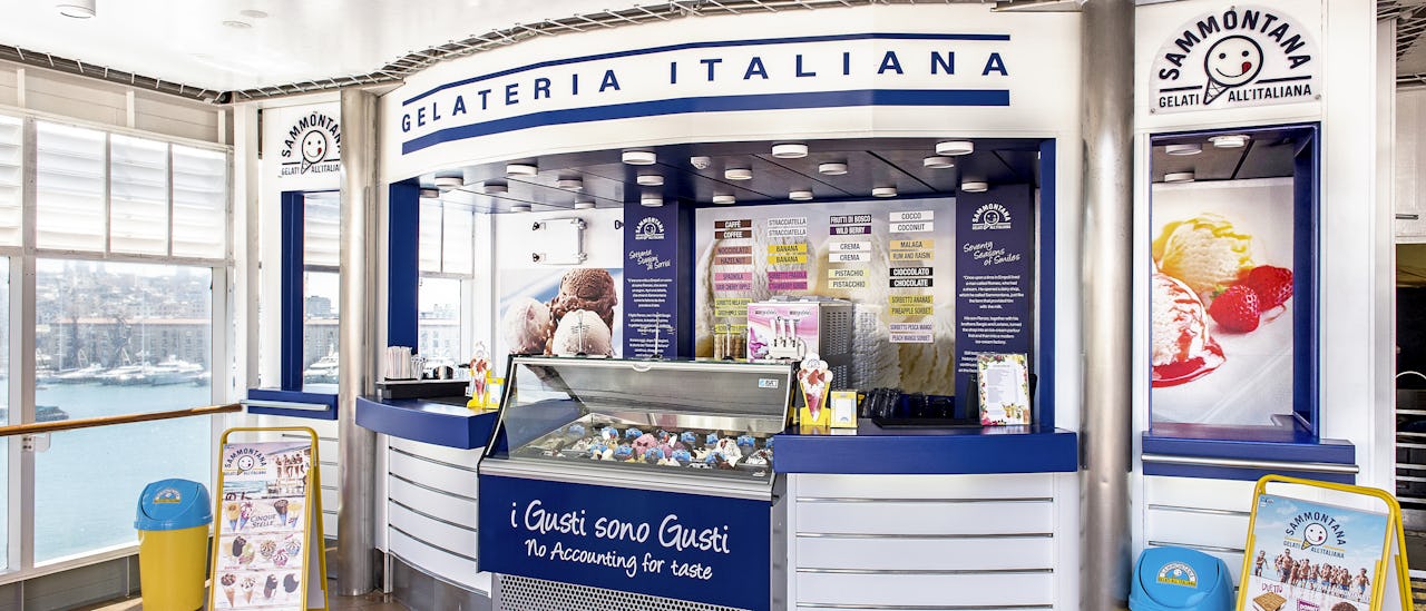 Genuino "helado" italiano