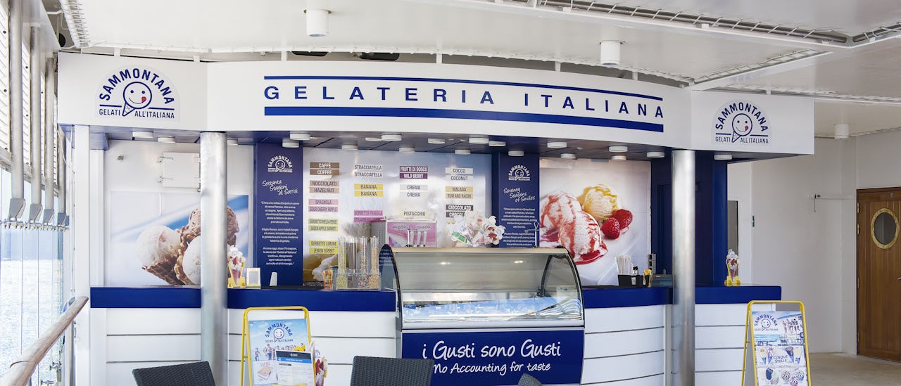Genuino "helado" italiano