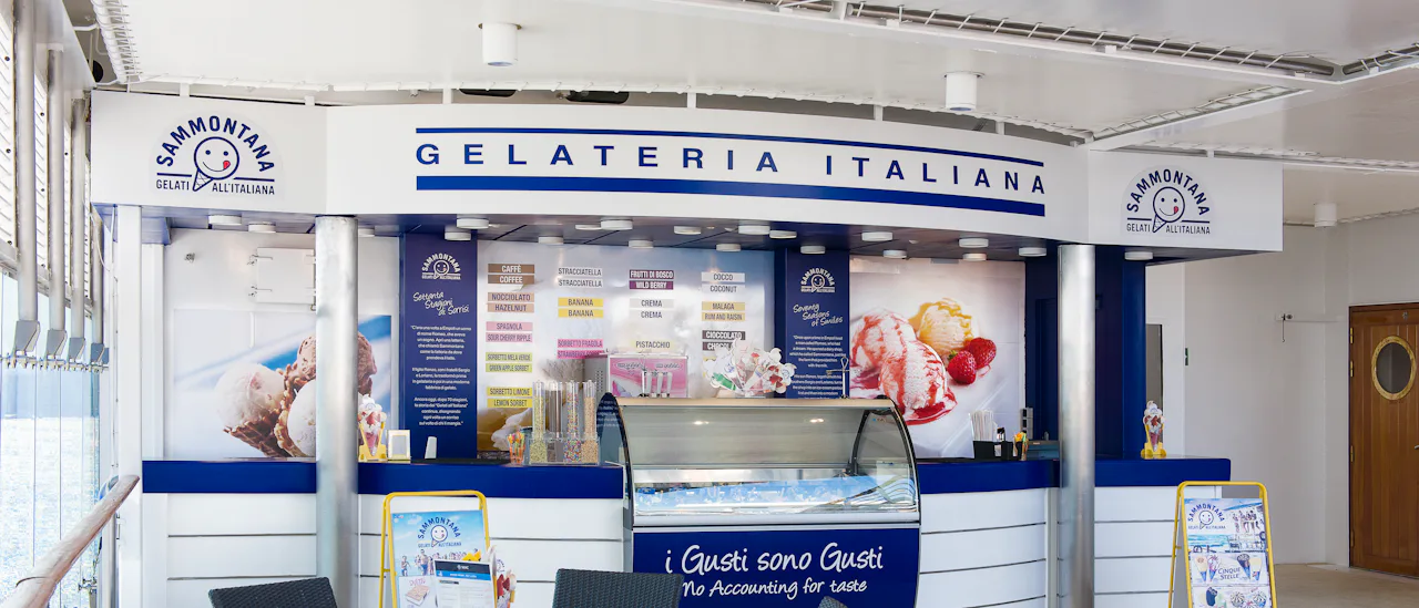 Genuino "helado" italiano