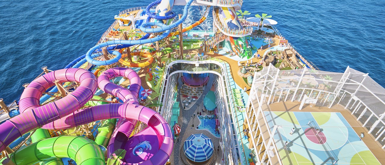 Thrill Island en el Icon of the Seas ofrece aventuras llenas de adrenalina!