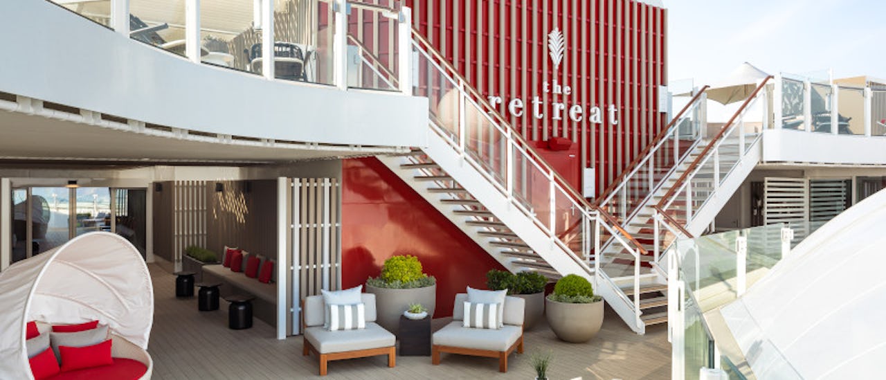 Todas las suites disponen de mayordomo personal, restaurante privado y salón exclusivo en The Retreat.