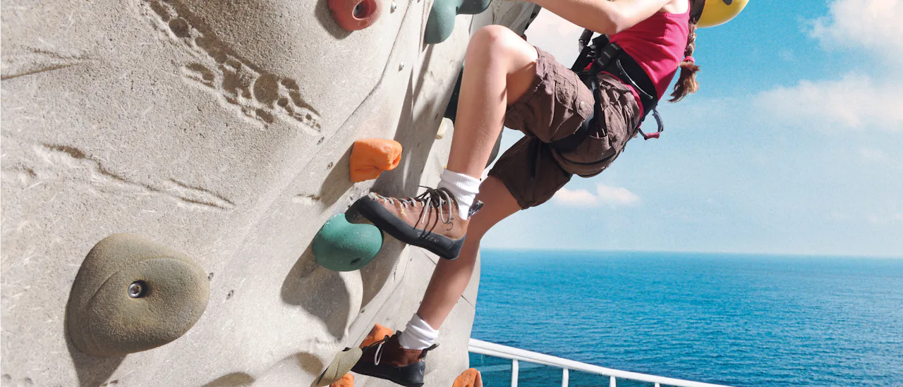 Desafía la pared de escalada