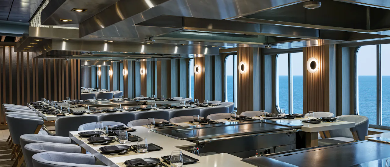 El restaurante de especialidades Teppanyaki