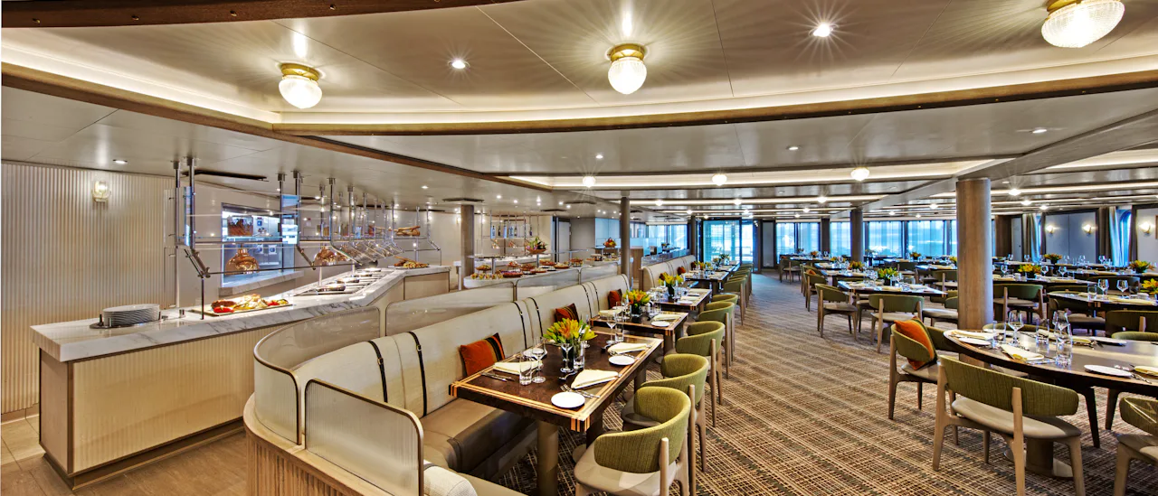 Het buffetrestaurant The Colonnade
