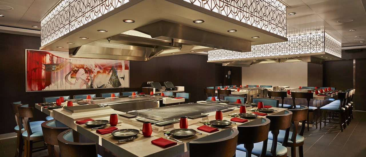 El restaurante de especialidades Teppanyaki