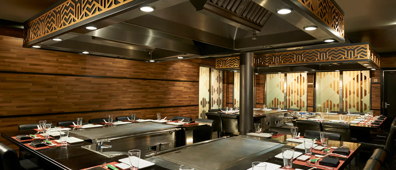 El restaurante de especialidades Teppanyaki