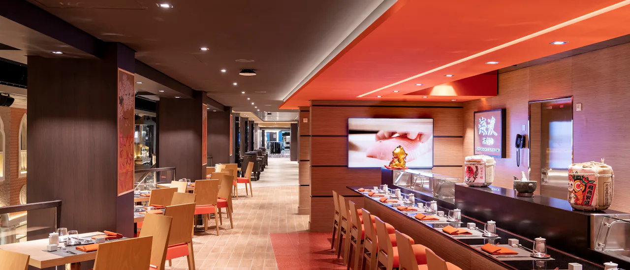 El restaurante de sushi y teppanyaki Kaito