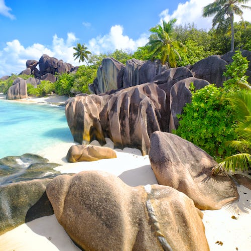 Playas de las islas Seychelles