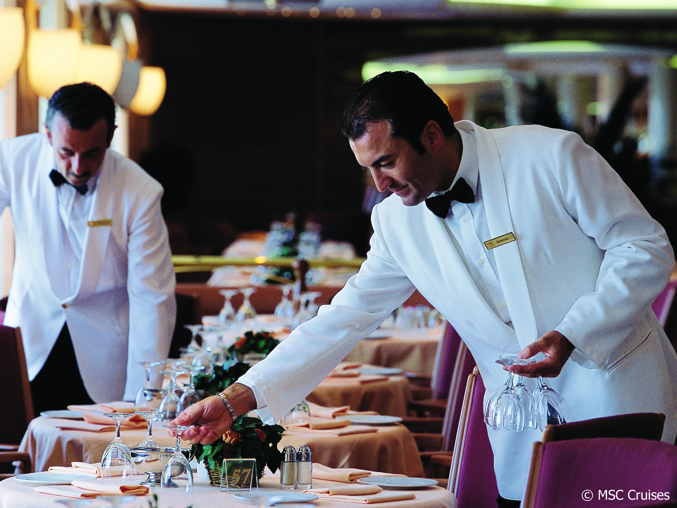 Crucero MSC Servicio a bordo