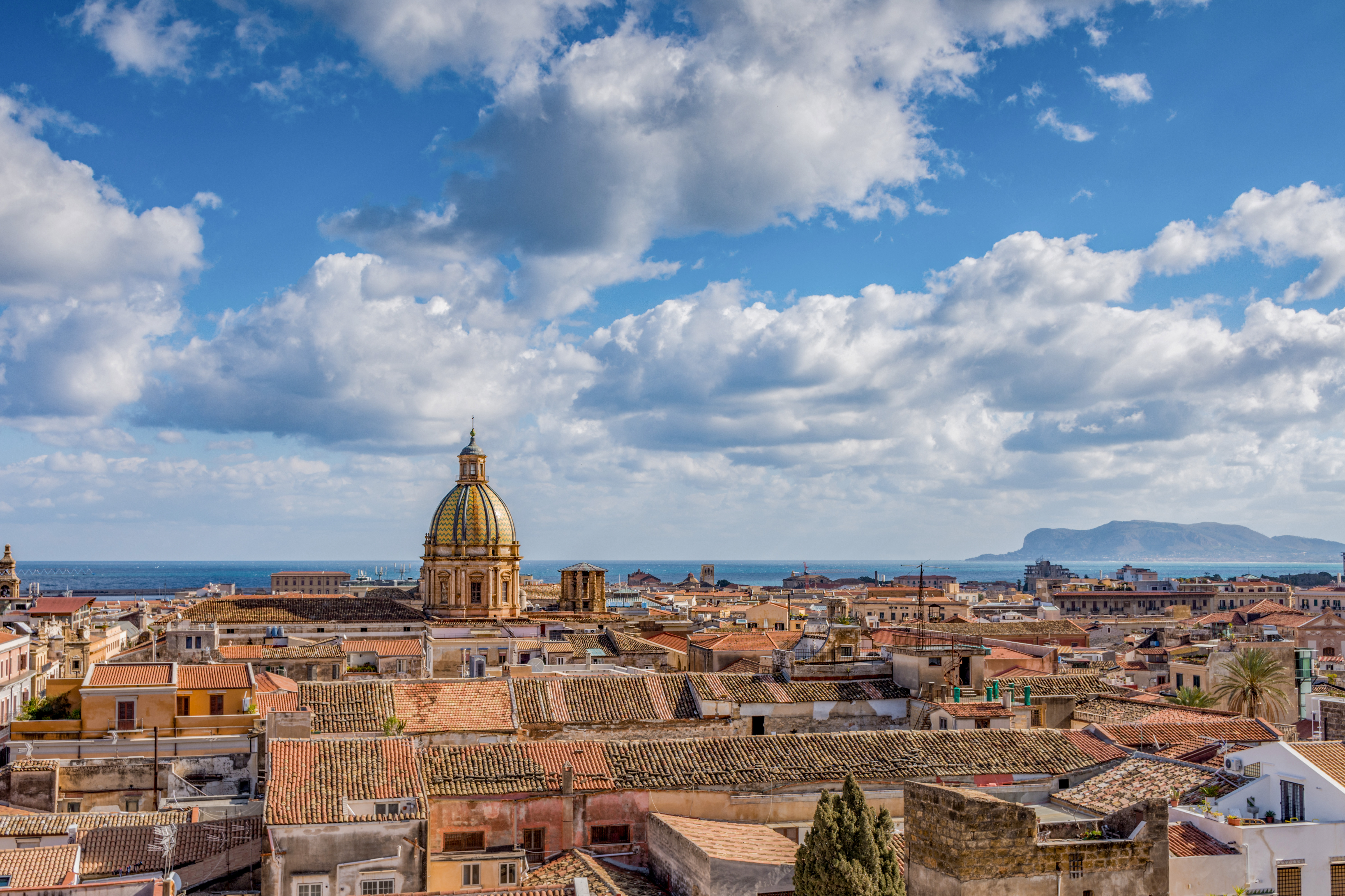 Vista aerea de Palermo