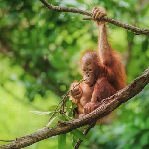 Mono típico de Malasia