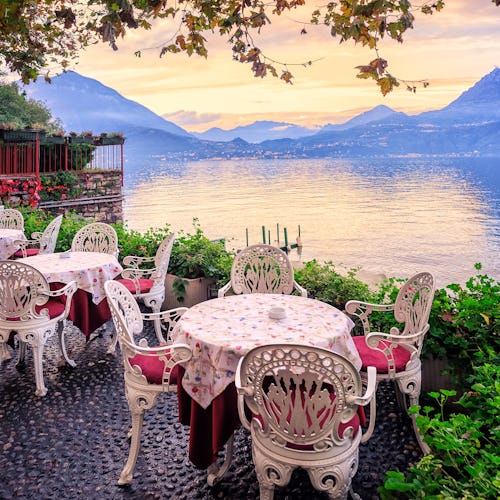 Vista del Lago en Italia