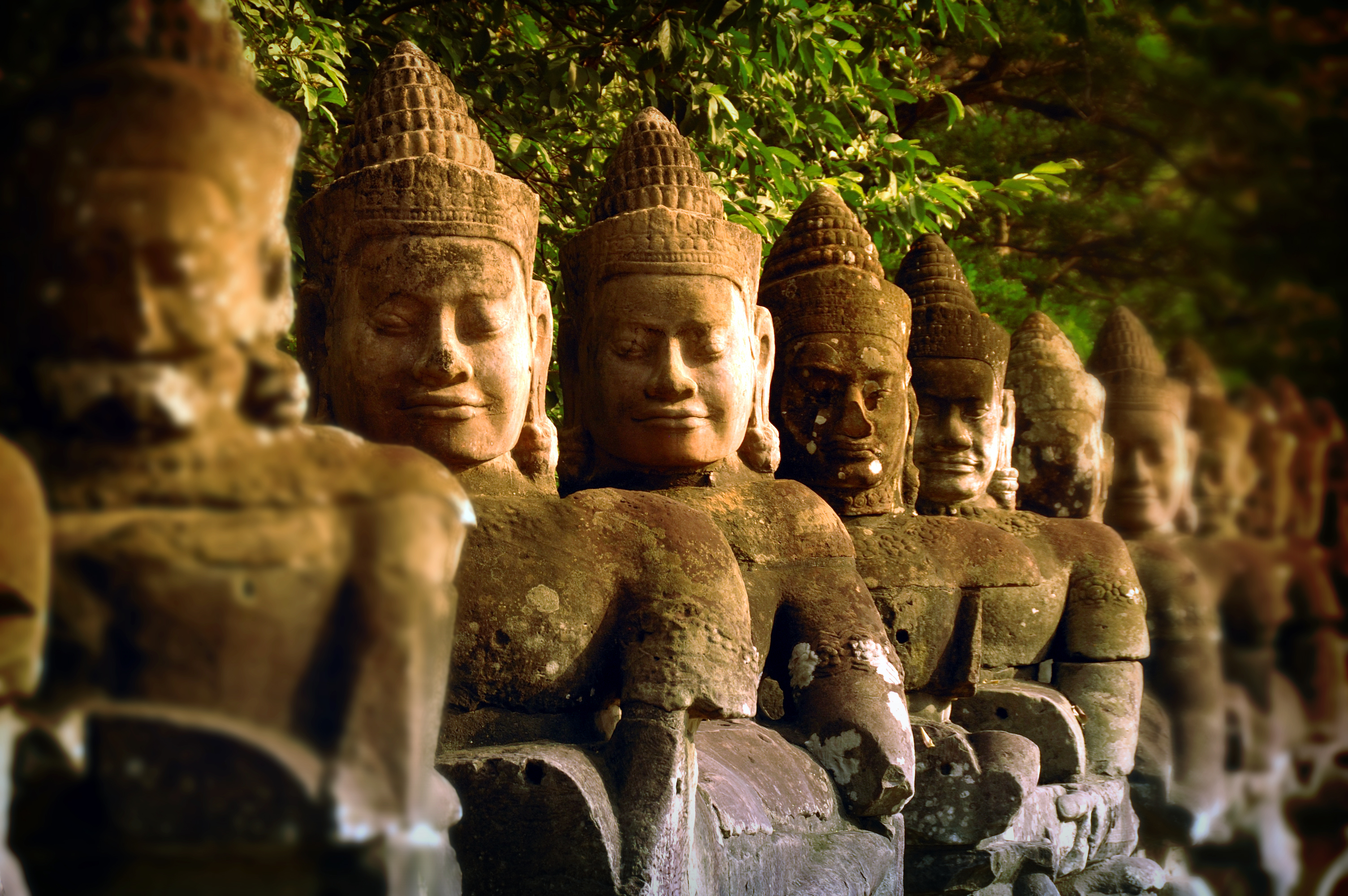 Estatuas de Koh Ker en Camboya