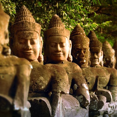 Estatuas de Koh Ker en Camboya