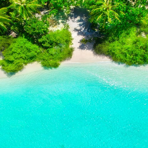 Playa en islas Mauricio