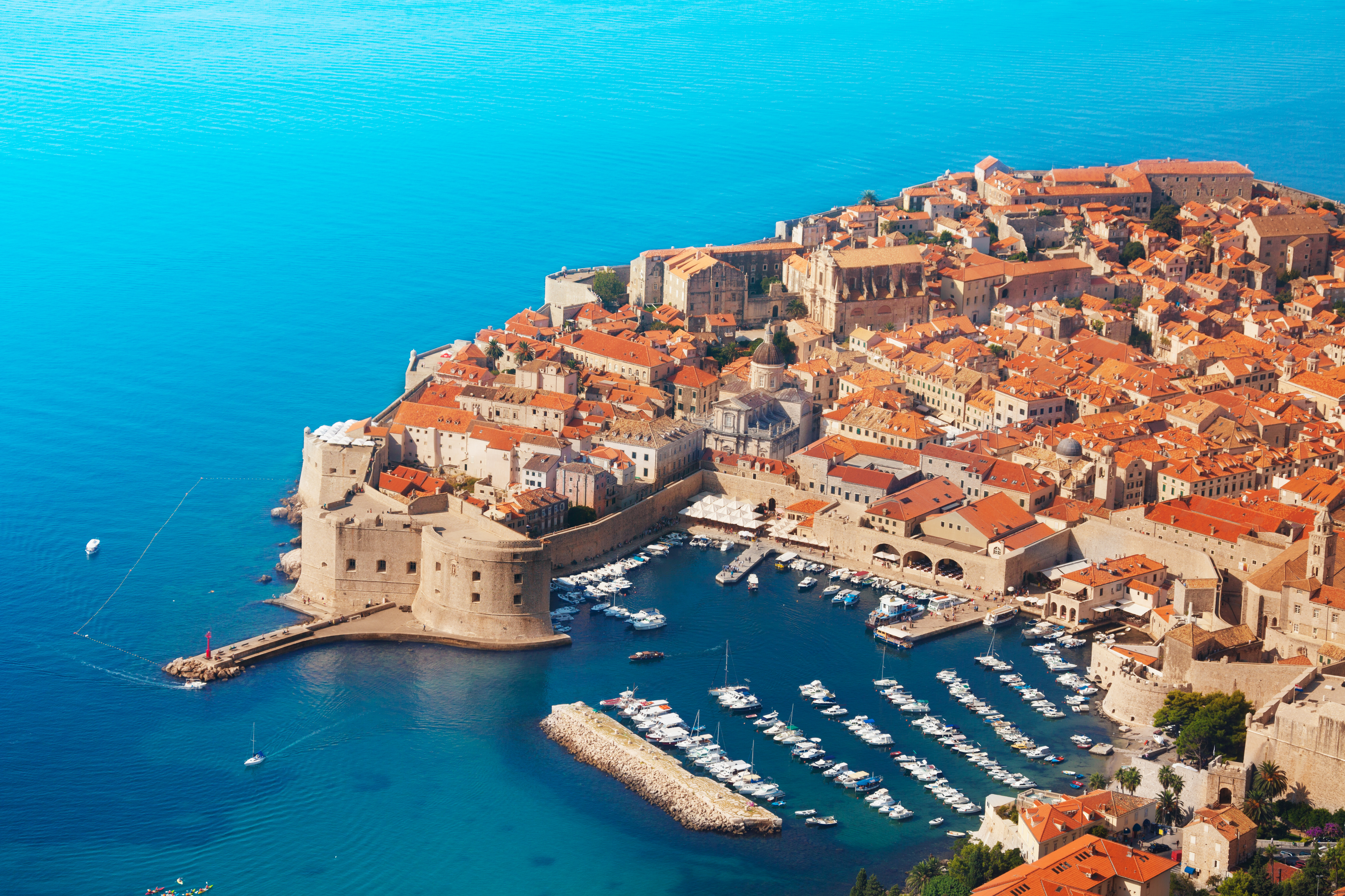 Croacia Puerto de Dubrovnik