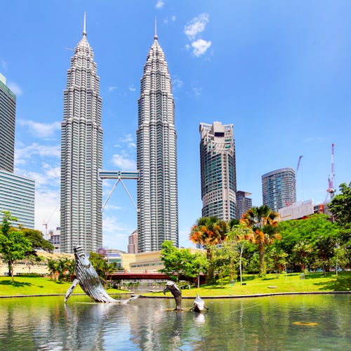 Torres petronas centro de Kuala Lumpur