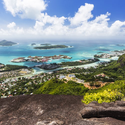paisajes naturales en las islas Seychelles