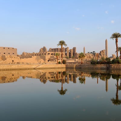 Paisaje desertico de Egipto