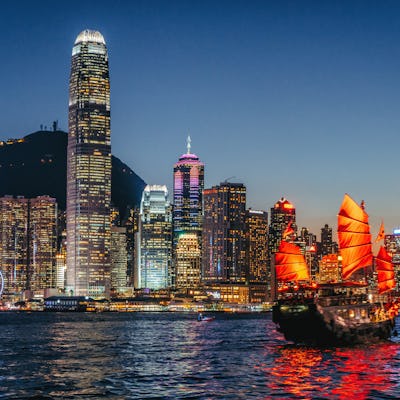 Panorámica de Hongkong China