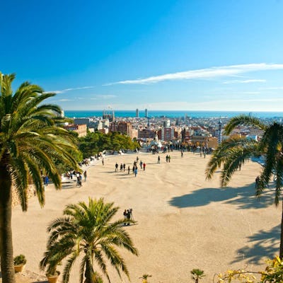 Vista desde Parque Güell de Barcelona