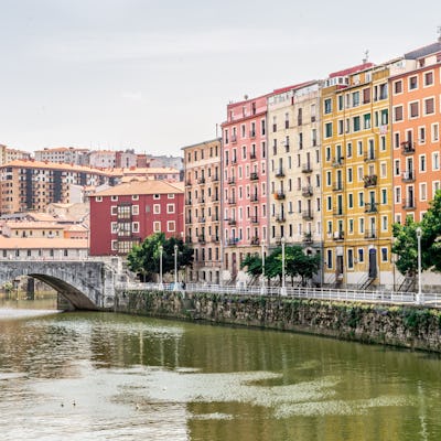 Vista casco histórico de Bilbao