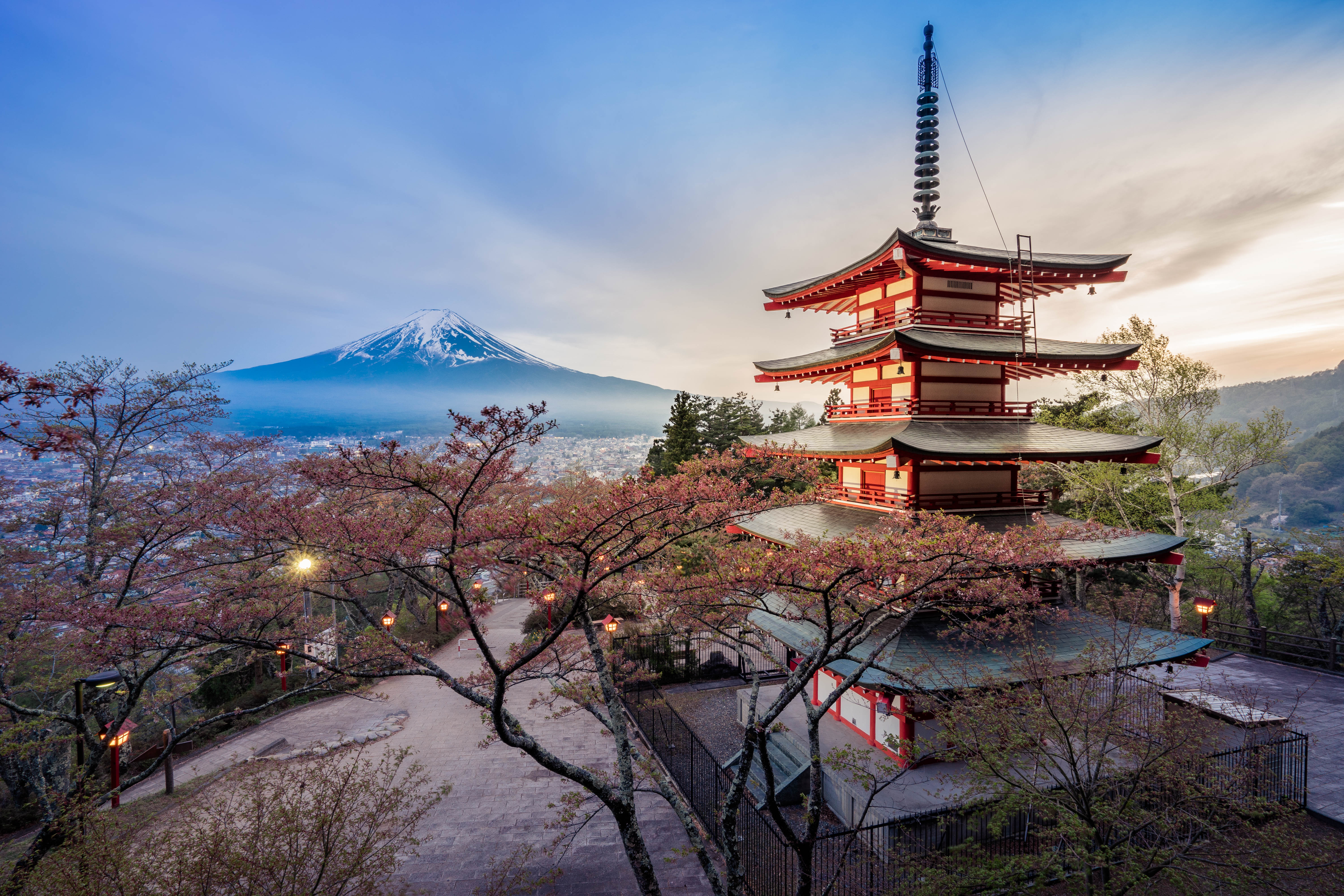 Santuario de Fuji Sengen en Japón