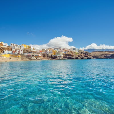 Vista playa de islas Canarias