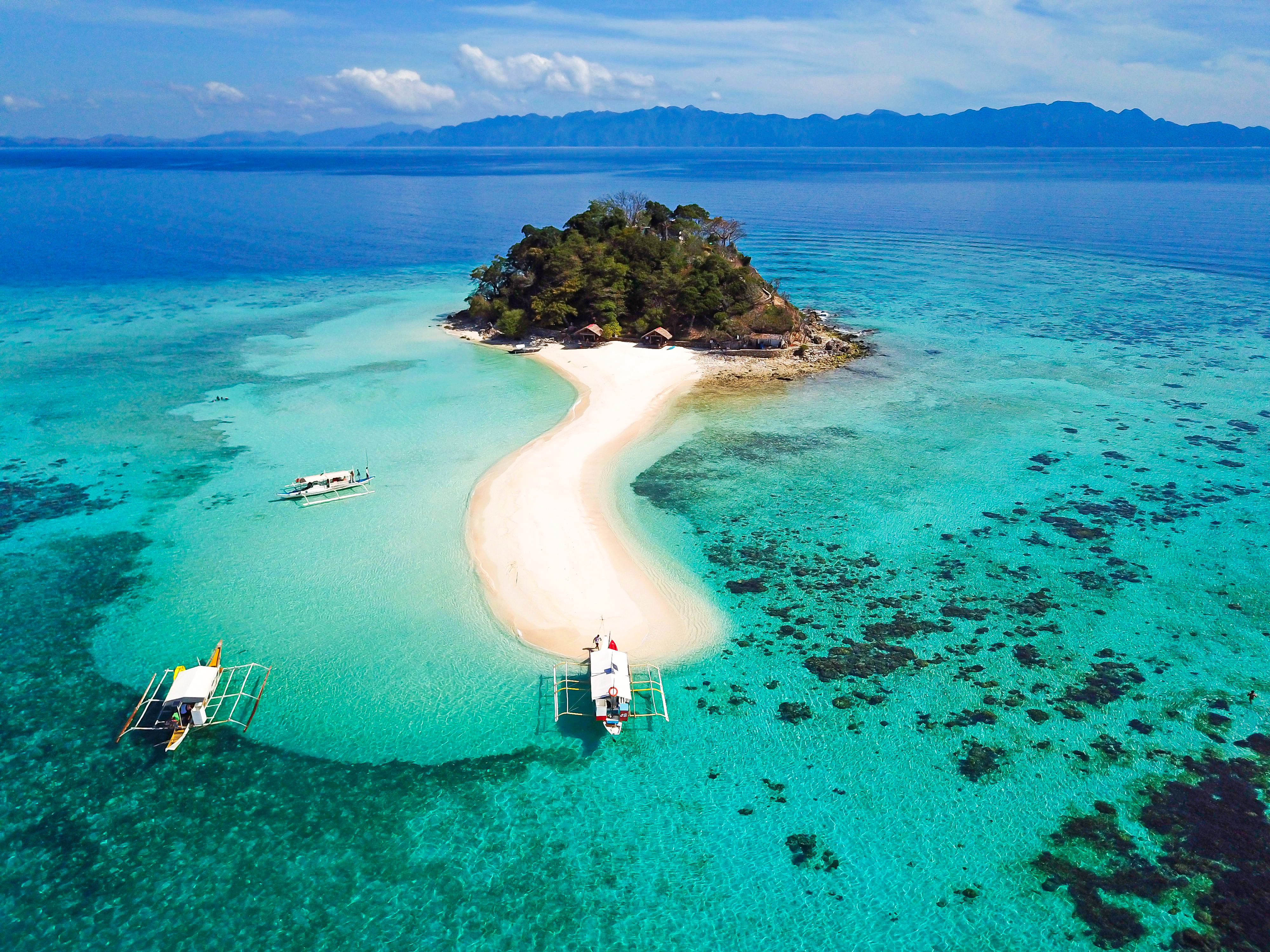 Playa de Palawan en Filipinas