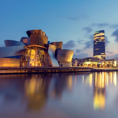 Vista panorámica museo de Guggenheim