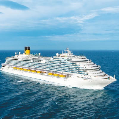 Costa Cruceros vista aerea