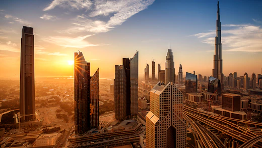 Cruceros Dubai, Vista panorámica Dubai