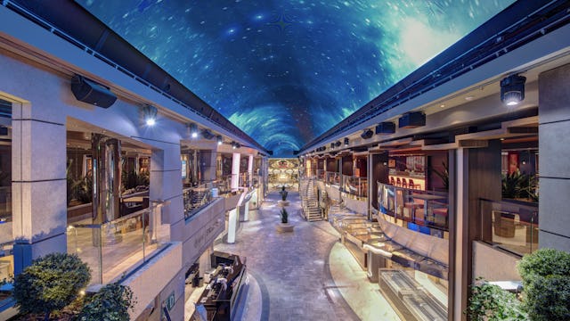 Crucero MSC vista interna