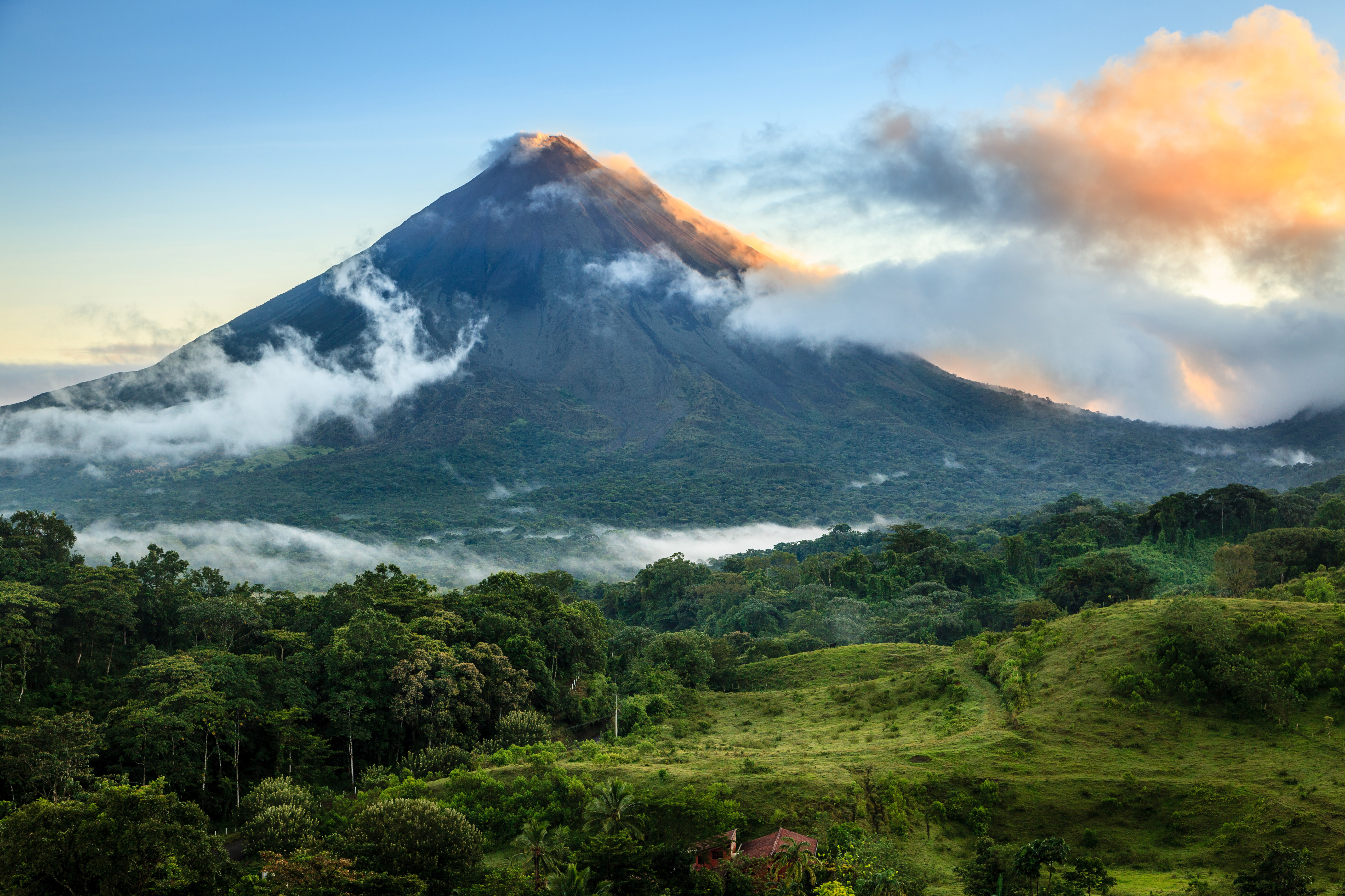 Volcán Arenal en Costa Rica