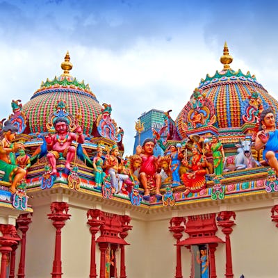 Estatuas Hindues en Singapur