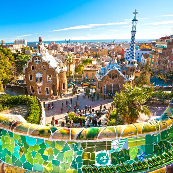 Vista de Barcelona desde parque Güell