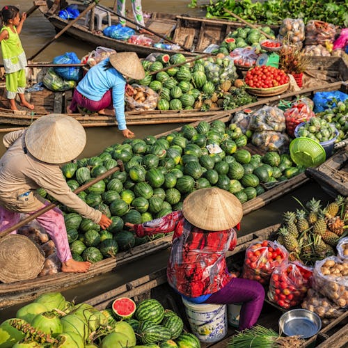 Mercadillos de Hanoi en Vietnam
