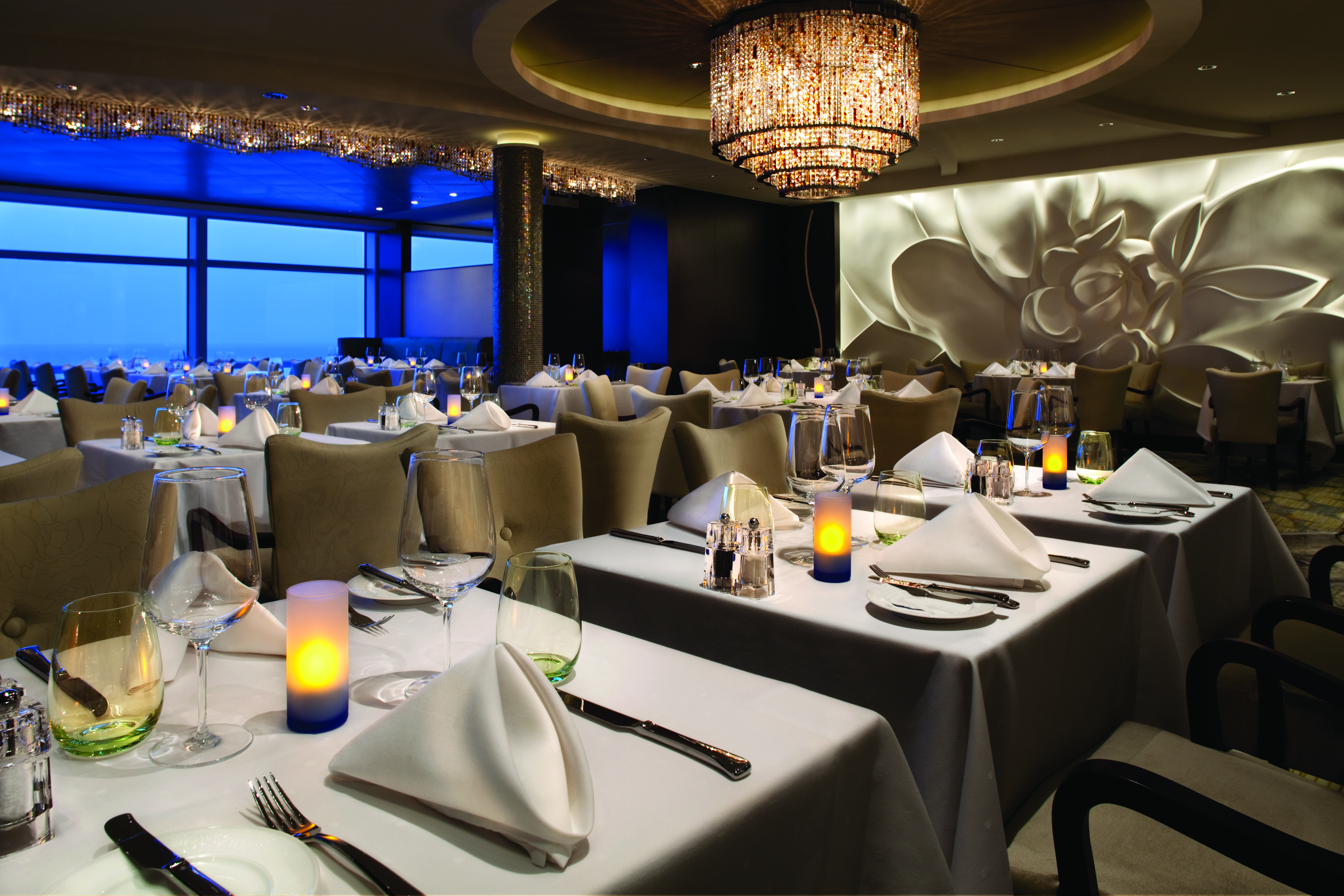 Restaurant a bordo del crucero Celebrity 