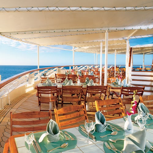 Restaurante a bordo del Seabourn