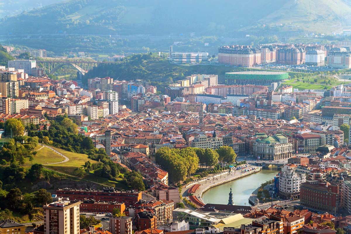 Vista del centro de Bilbao