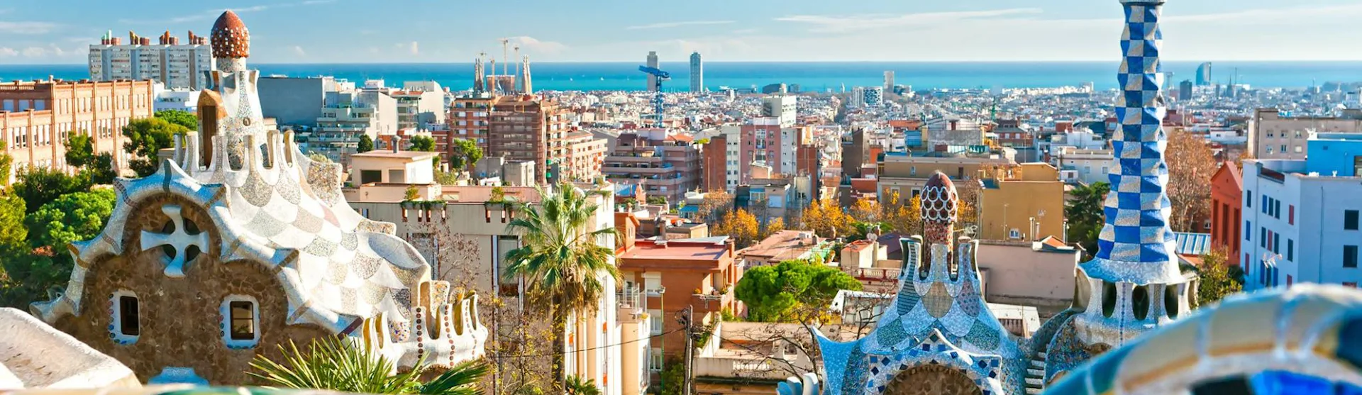 Panorámica de Barcelona desde Parque Güell