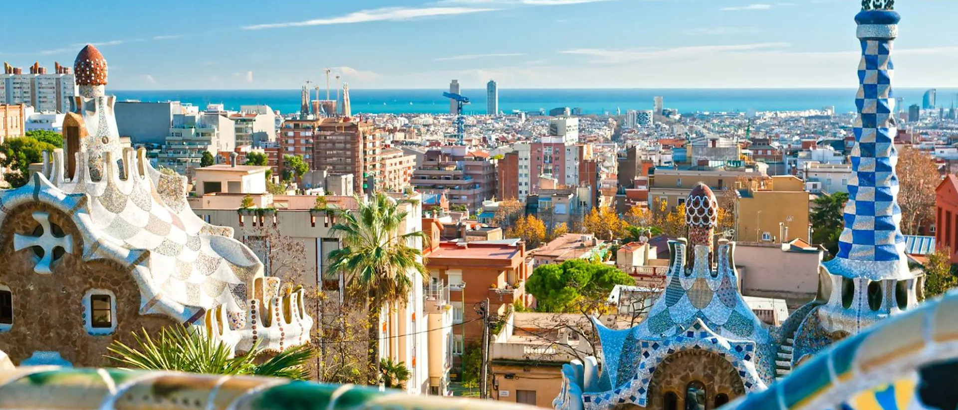 Panorámica de Barcelona desde Parque Güell
